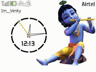 game pic for sri krishna clock  by venky